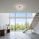 Globo 4-Light Semi-Flush Mount