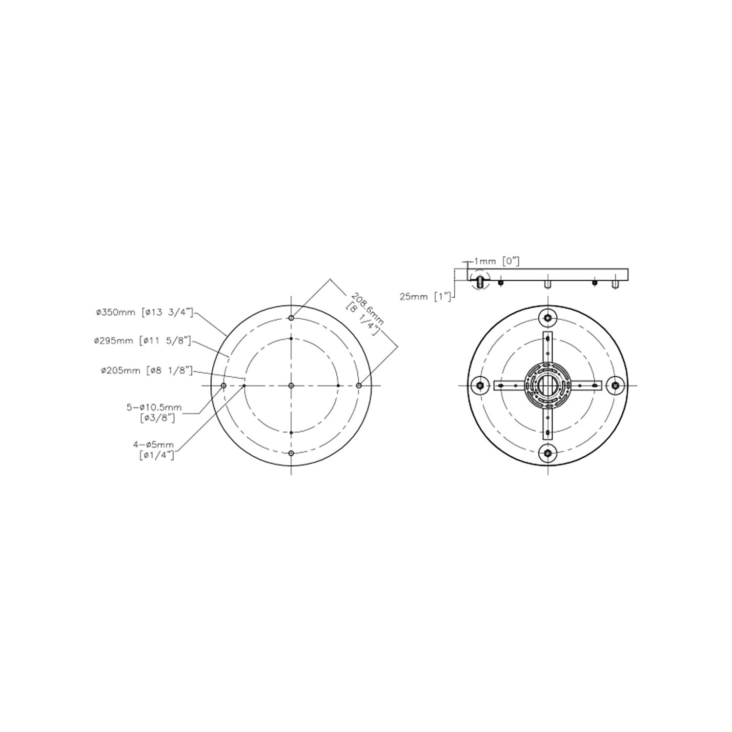 Nova 5-Port Round Canopy