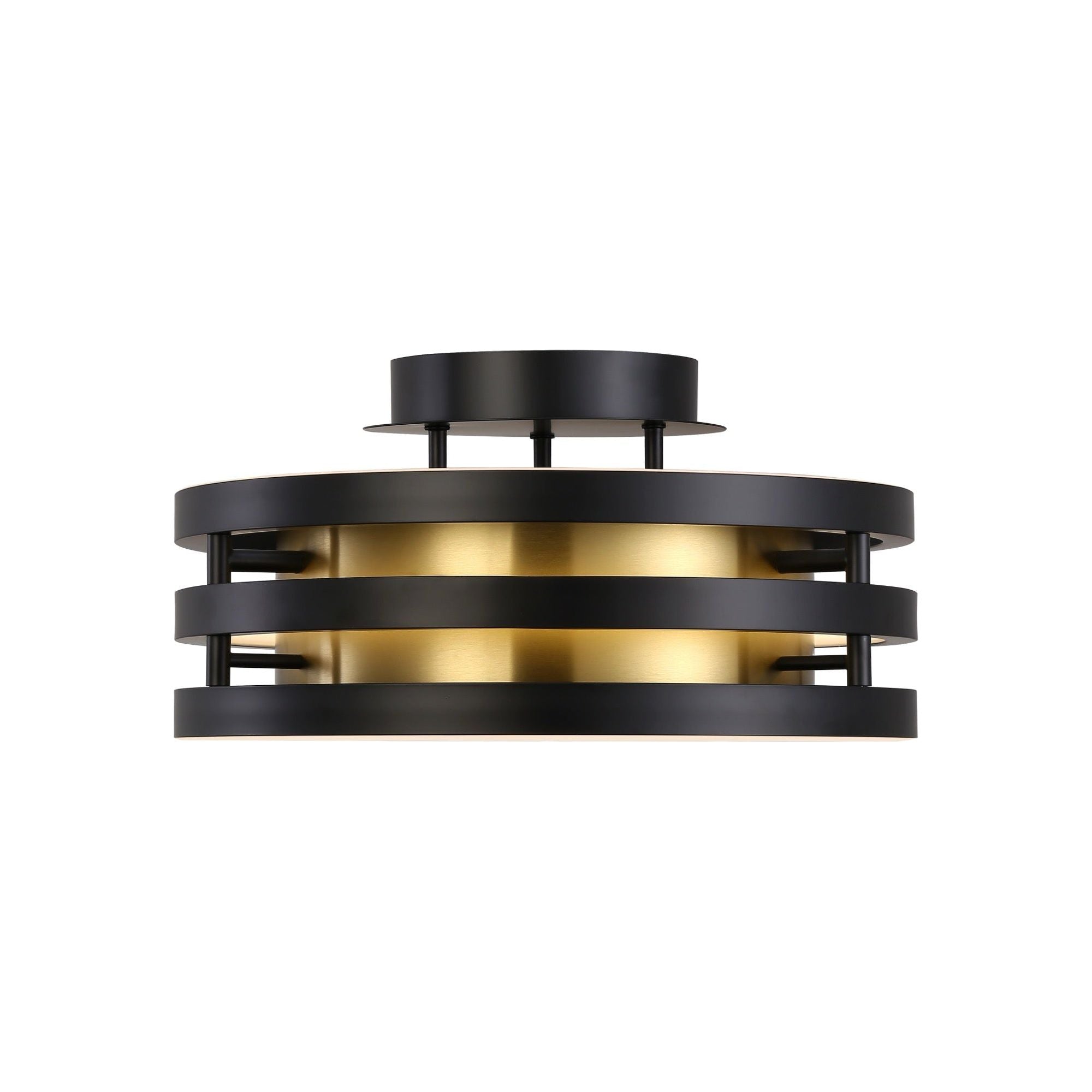 Toledo 1-Light Semi-Flush Mount