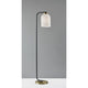 Textured Glass Floor Lamp