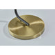 Textured Glass Floor Lamp
