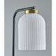Textured Glass Floor Lamp