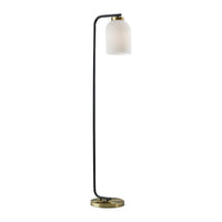 Textured Glass Floor Lamp