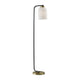 Textured Glass Floor Lamp