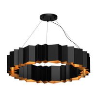 Akira 40" 12-Light Chandelier