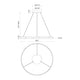 Anello Minor 32" LED Pendant
