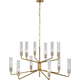 Casoria Large Two-Tier Chandelier