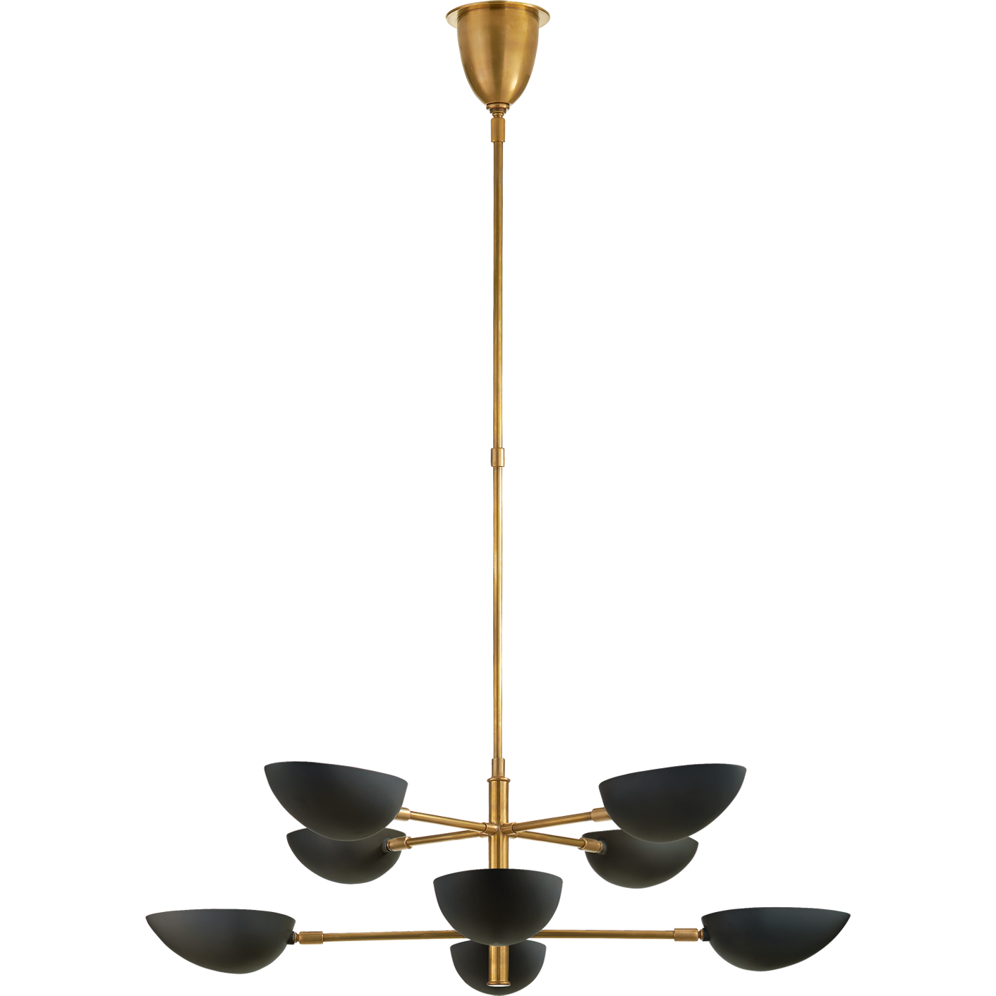 Graphic Large Two-Tier Chandelier