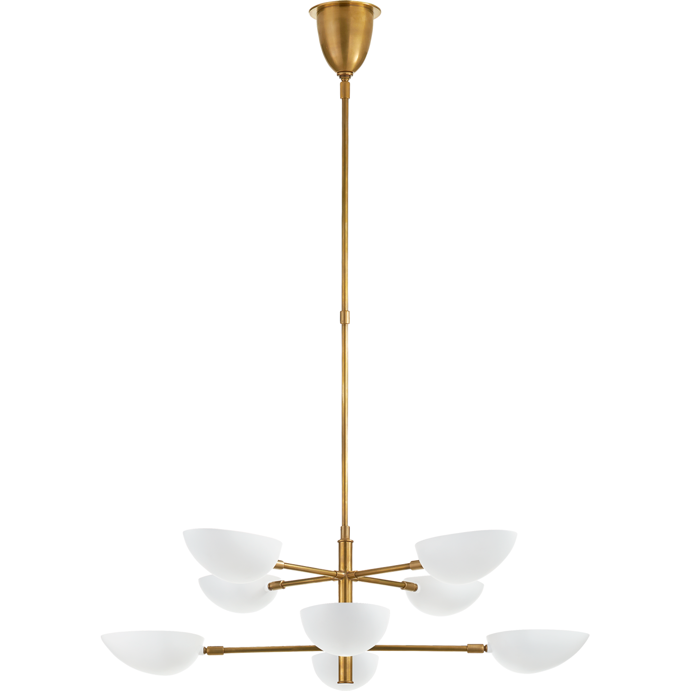 Graphic Large Two-Tier Chandelier