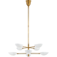 Graphic Large Two-Tier Chandelier