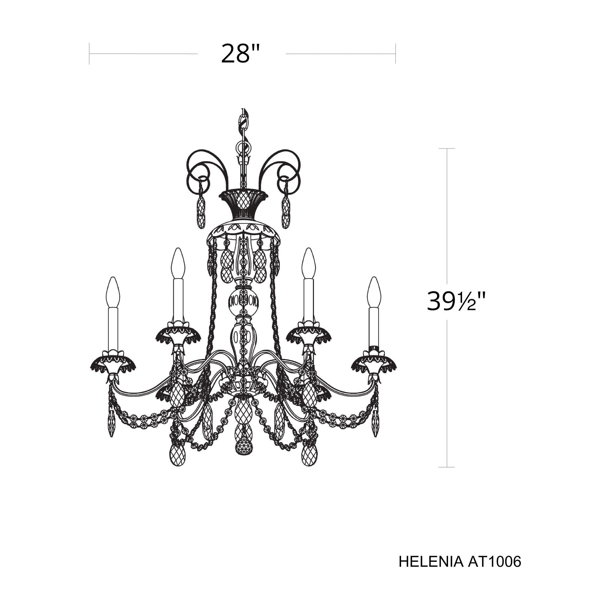 Helenia 6-Light Chandelier