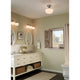 Academy One Light Semi-Flush Mount