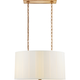 Perfect Pleat Oval Hanging Shade