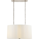 Perfect Pleat Oval Hanging Shade