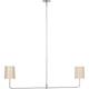 Go Lightly 54" Two Light Linear Chandelier