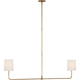 Go Lightly 54" Two Light Linear Chandelier