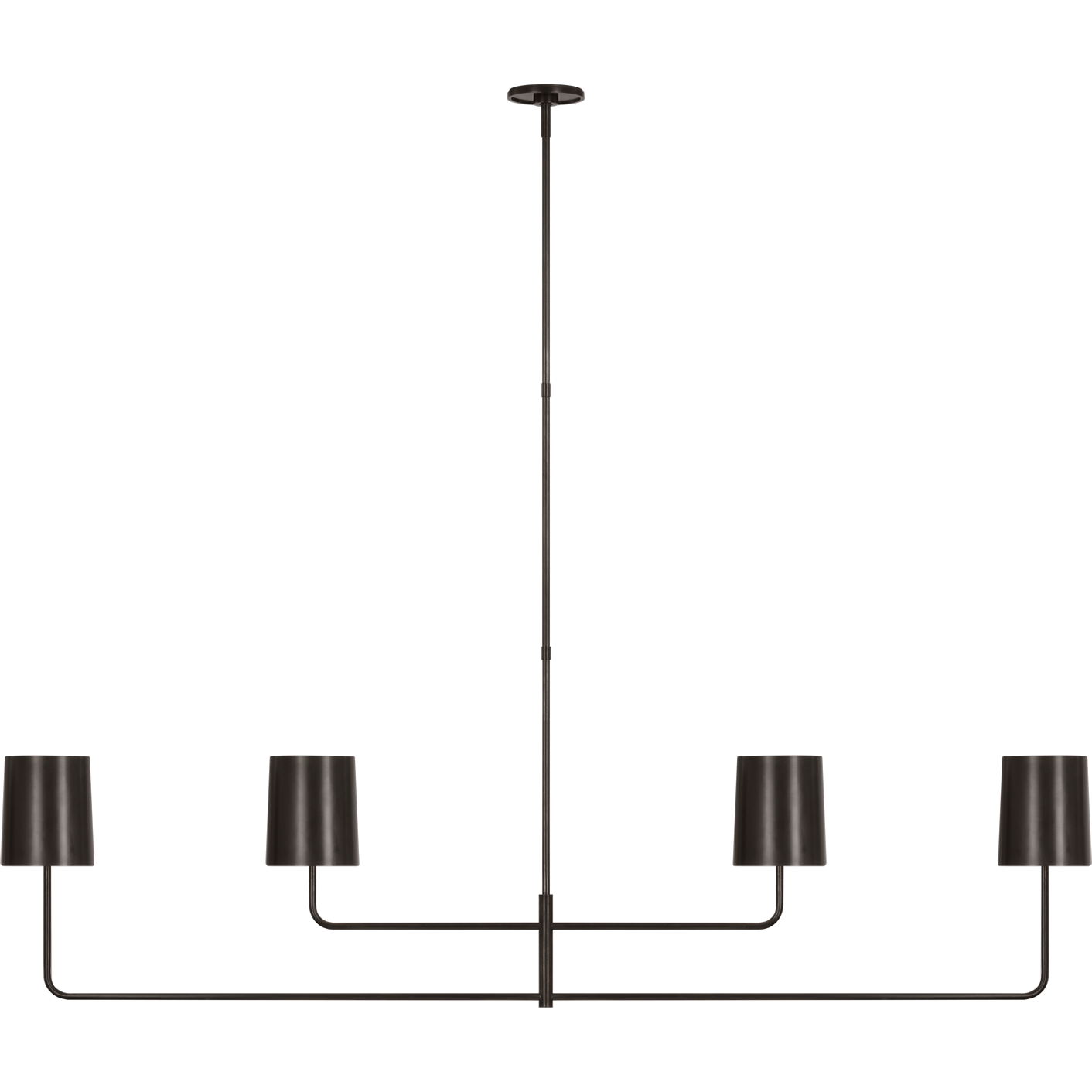 Go Lightly 70" Four Light Linear Chandelier