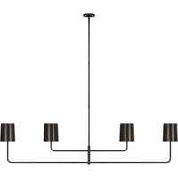 Go Lightly 70" Four Light Linear Chandelier