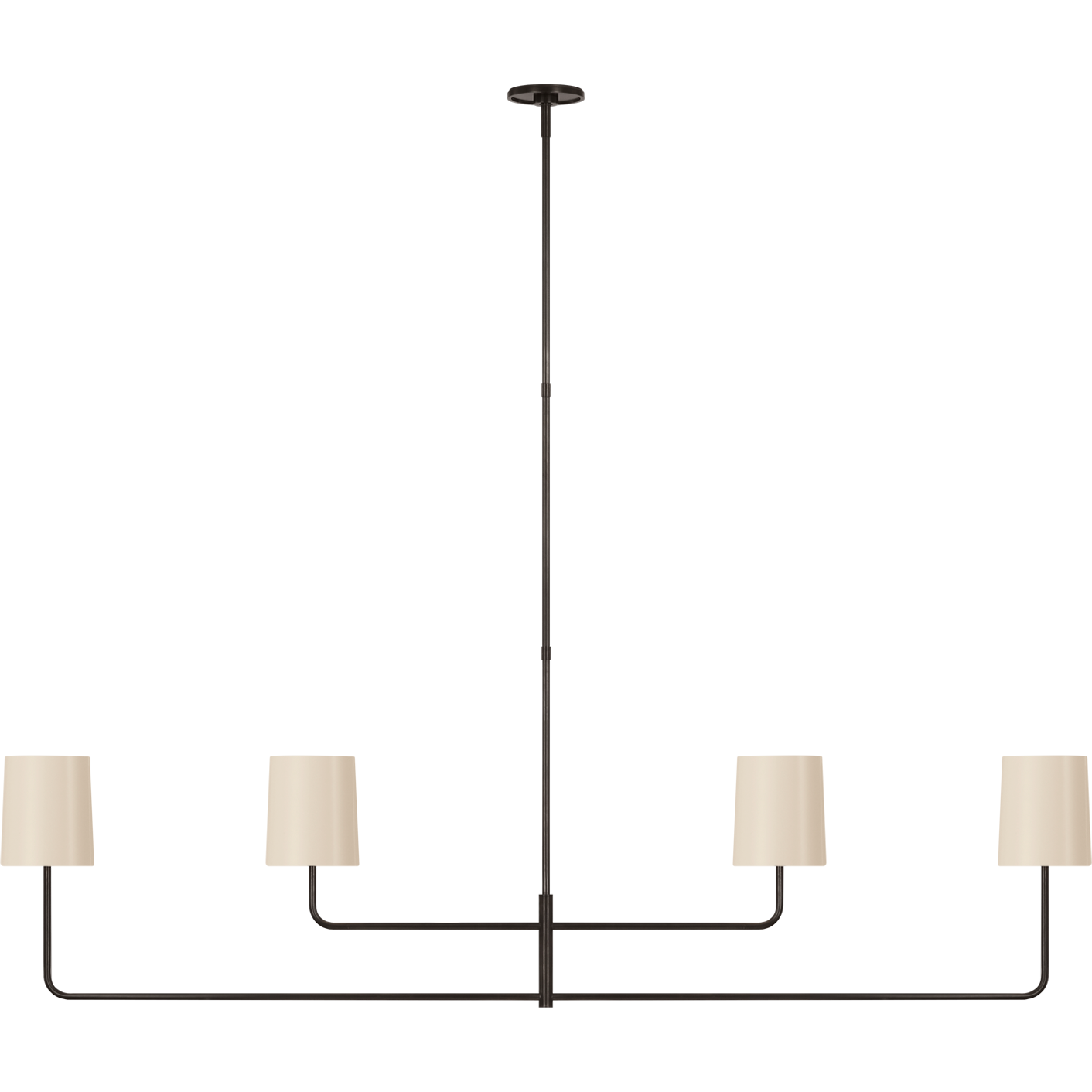 Go Lightly 70" Four Light Linear Chandelier