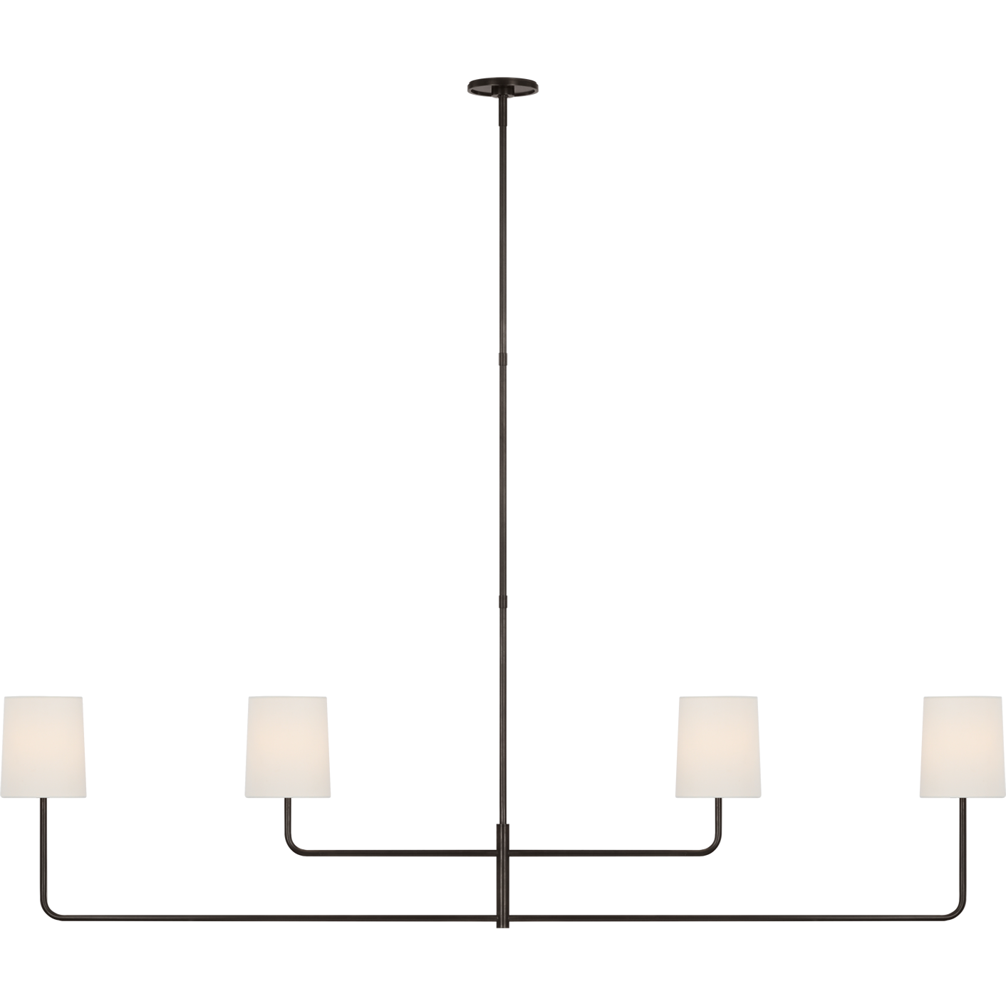 Go Lightly 70" Four Light Linear Chandelier