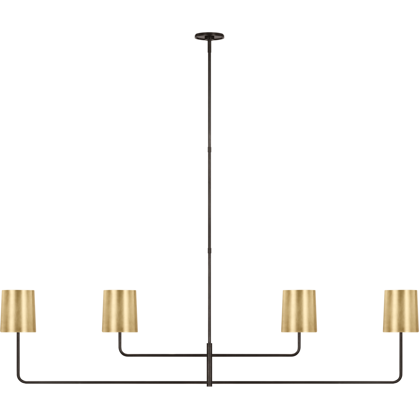 Go Lightly 70" Four Light Linear Chandelier