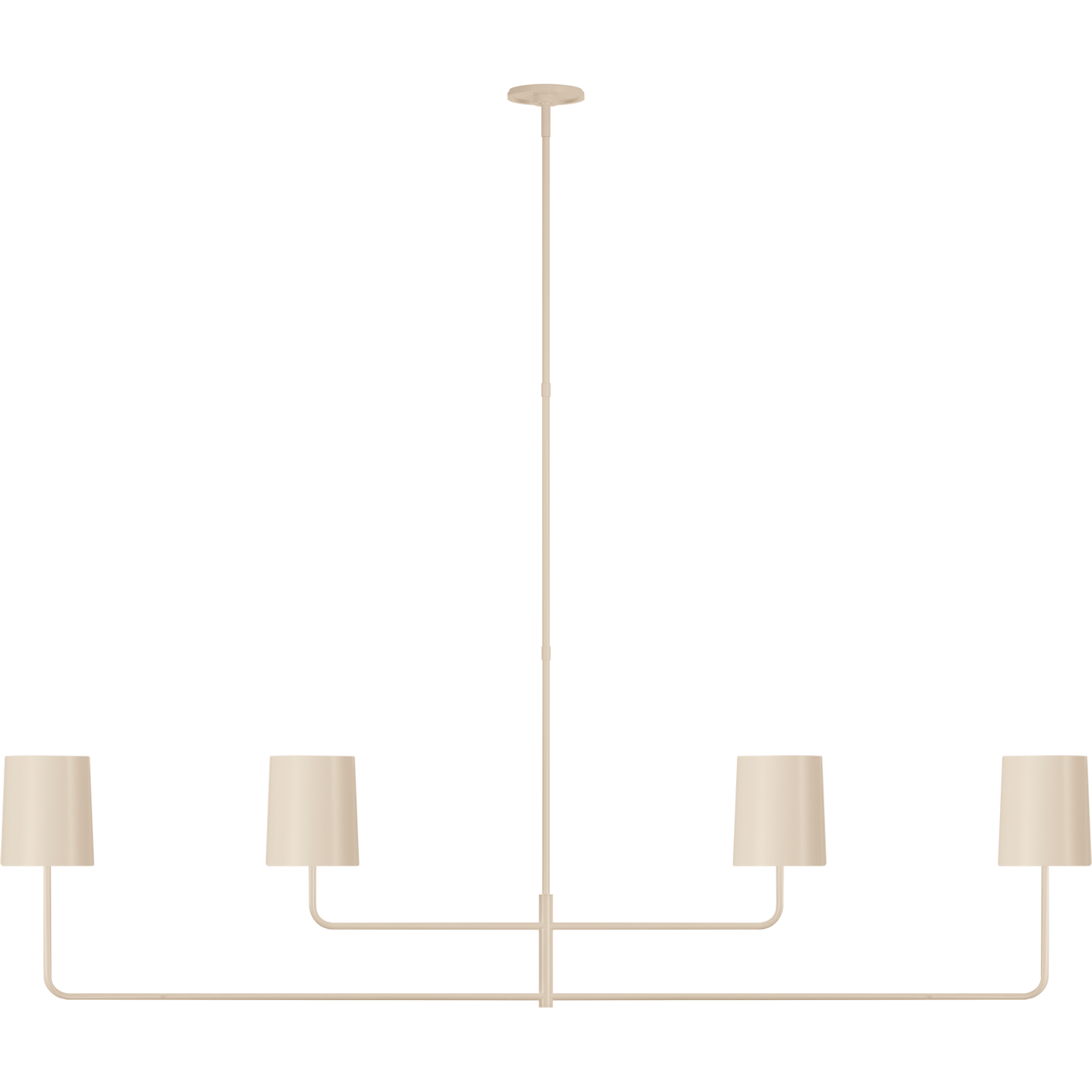 Go Lightly 70" Four Light Linear Chandelier