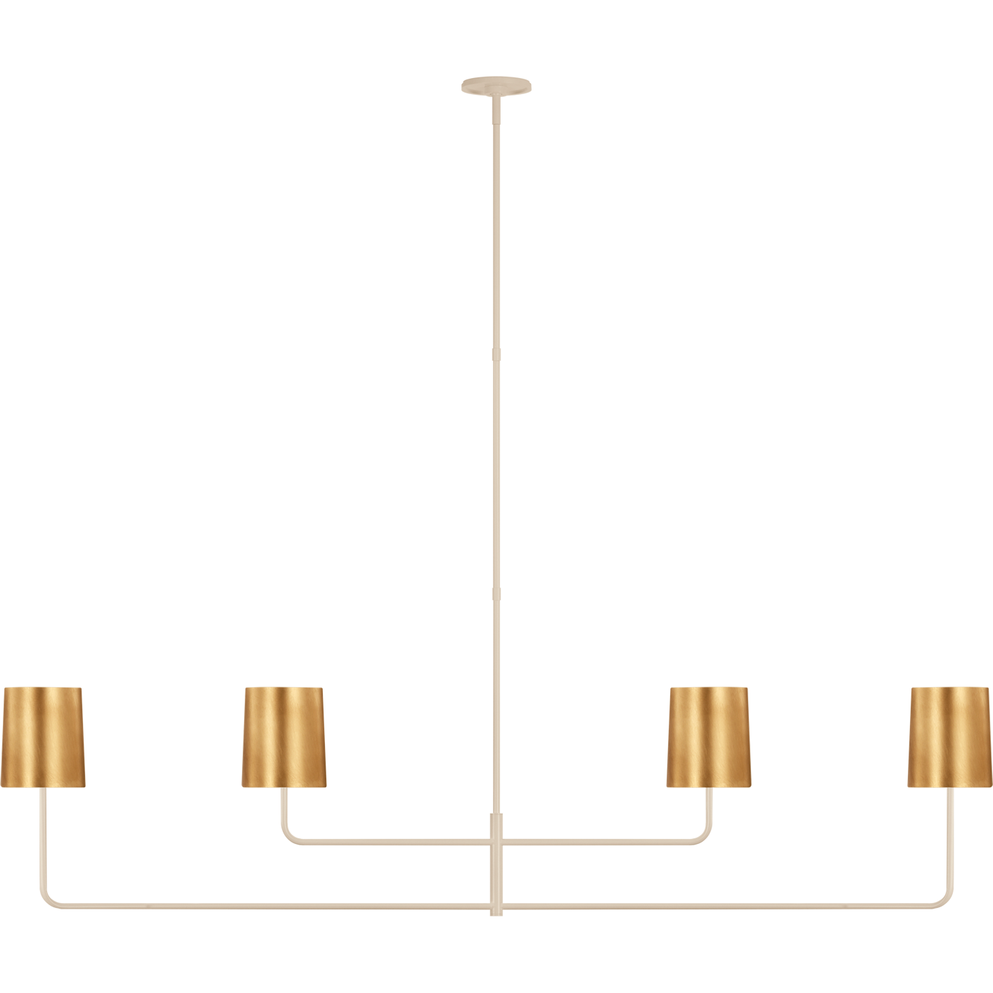 Go Lightly 70" Four Light Linear Chandelier