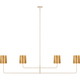 Go Lightly 70" Four Light Linear Chandelier