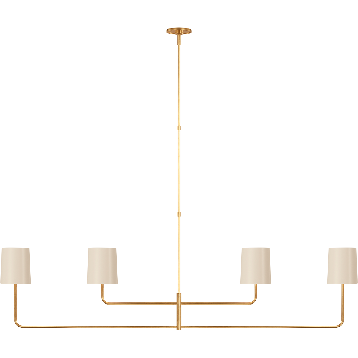 Go Lightly 70" Four Light Linear Chandelier