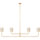 Go Lightly 70" Four Light Linear Chandelier