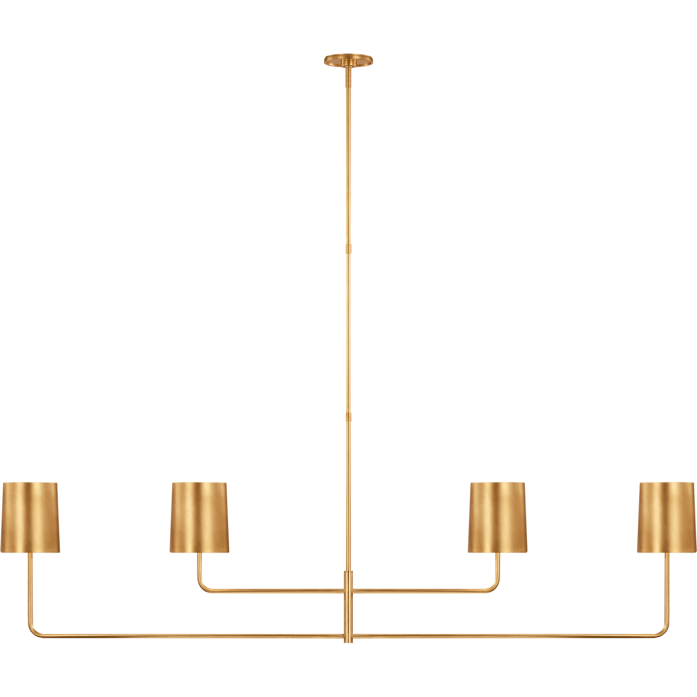 Go Lightly 70" Four Light Linear Chandelier