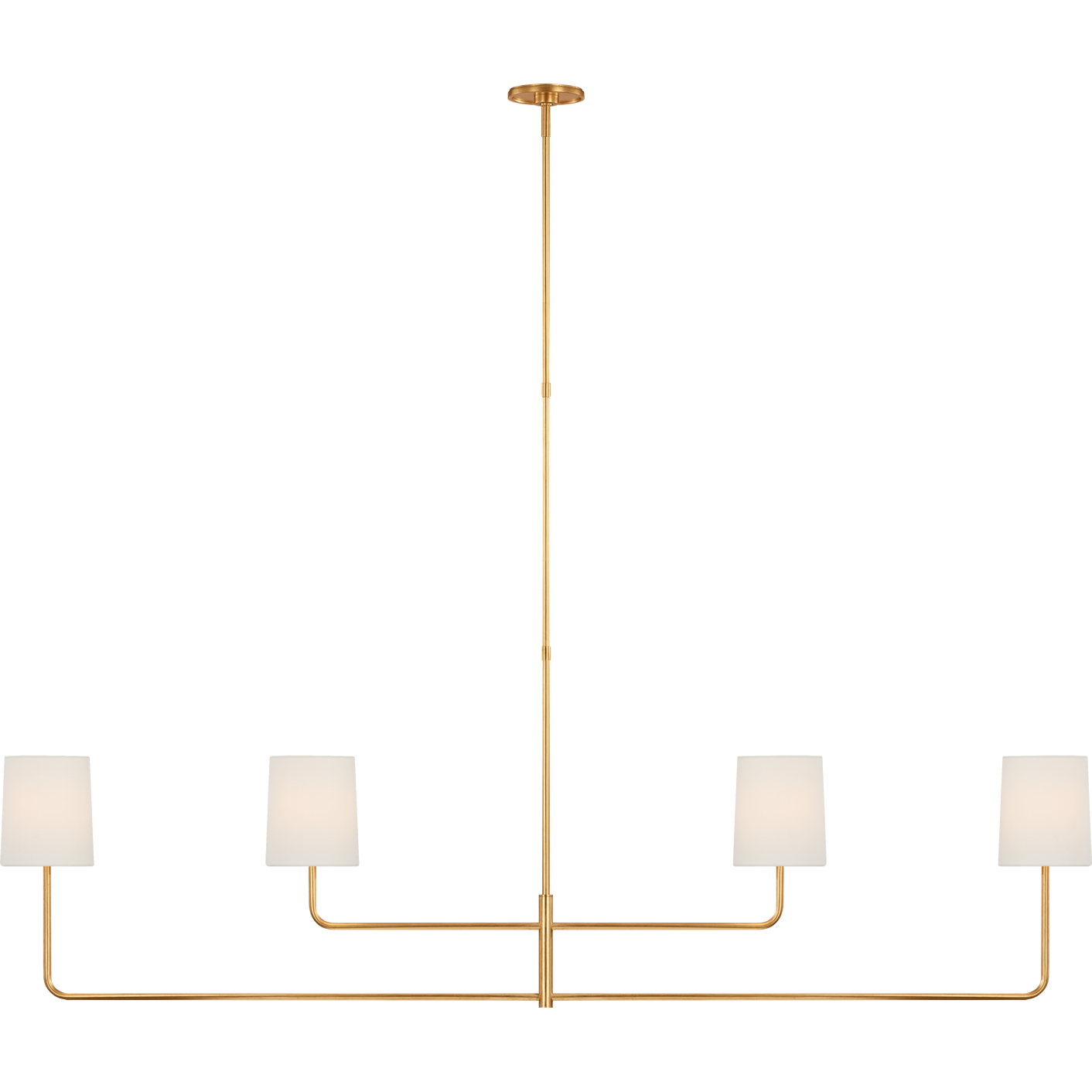 Go Lightly 70" Four Light Linear Chandelier