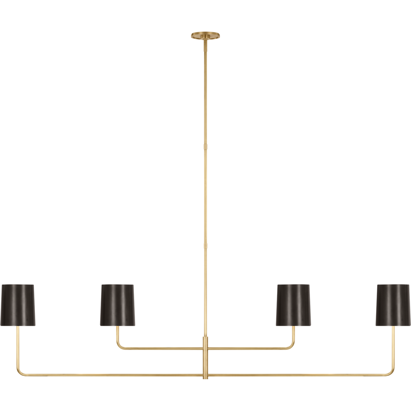 Go Lightly 70" Four Light Linear Chandelier