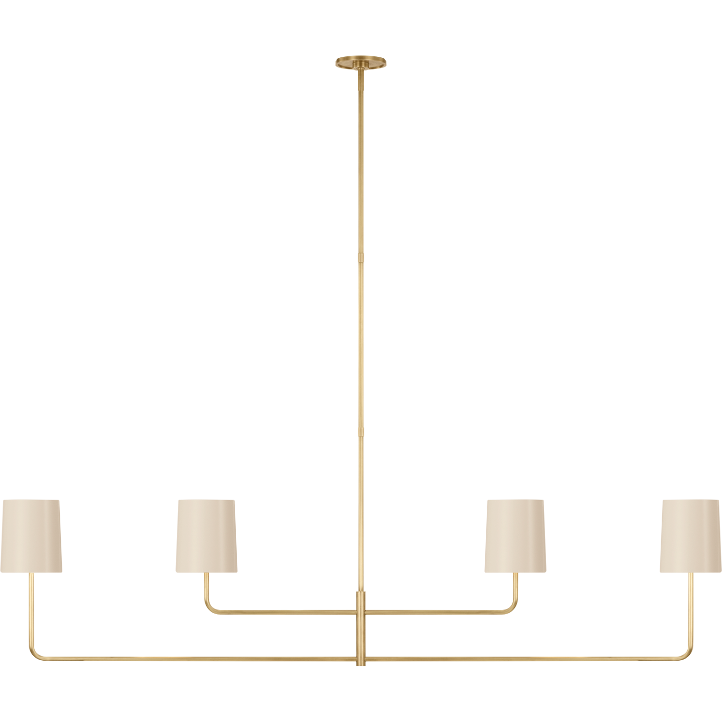 Go Lightly 70" Four Light Linear Chandelier