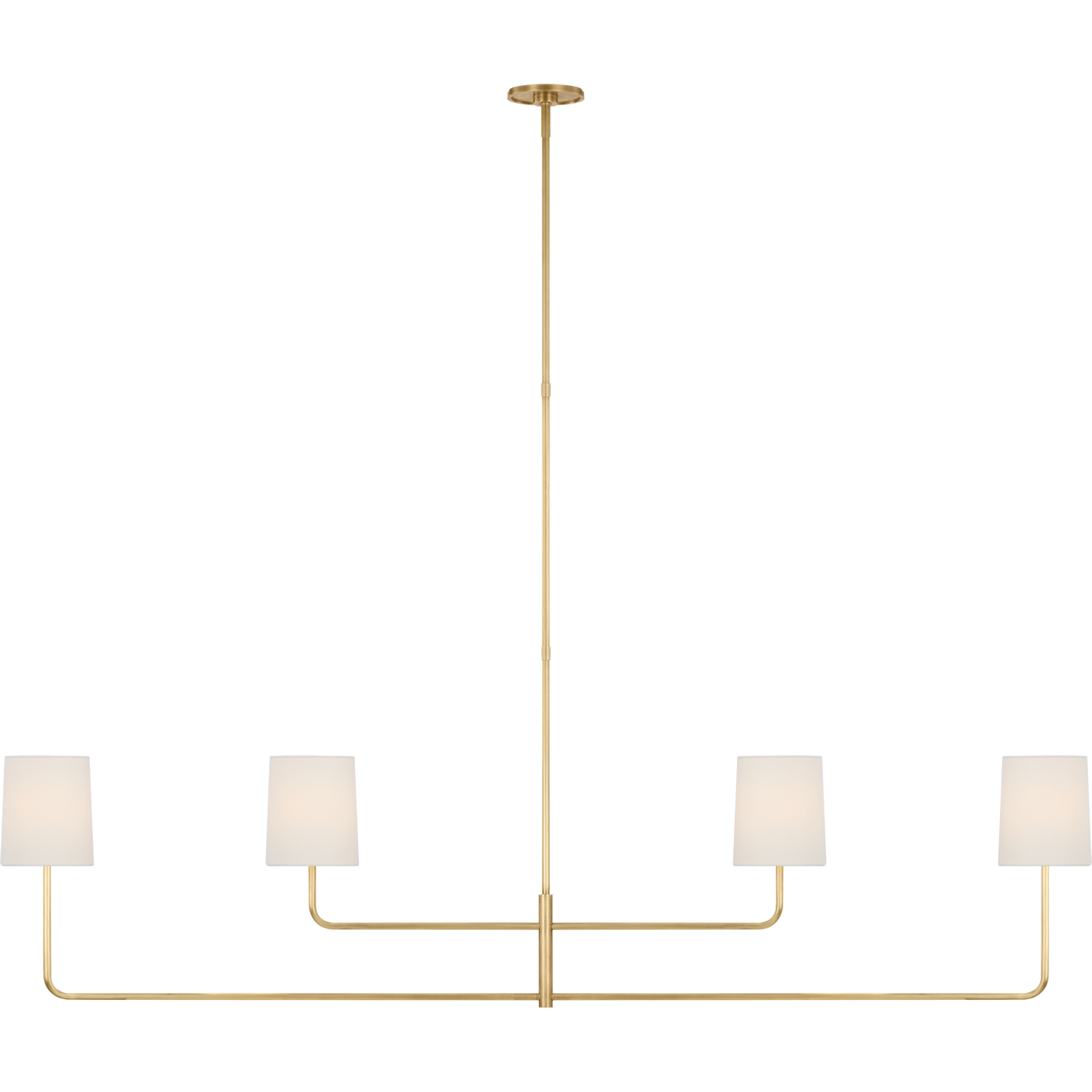 Go Lightly 70" Four Light Linear Chandelier