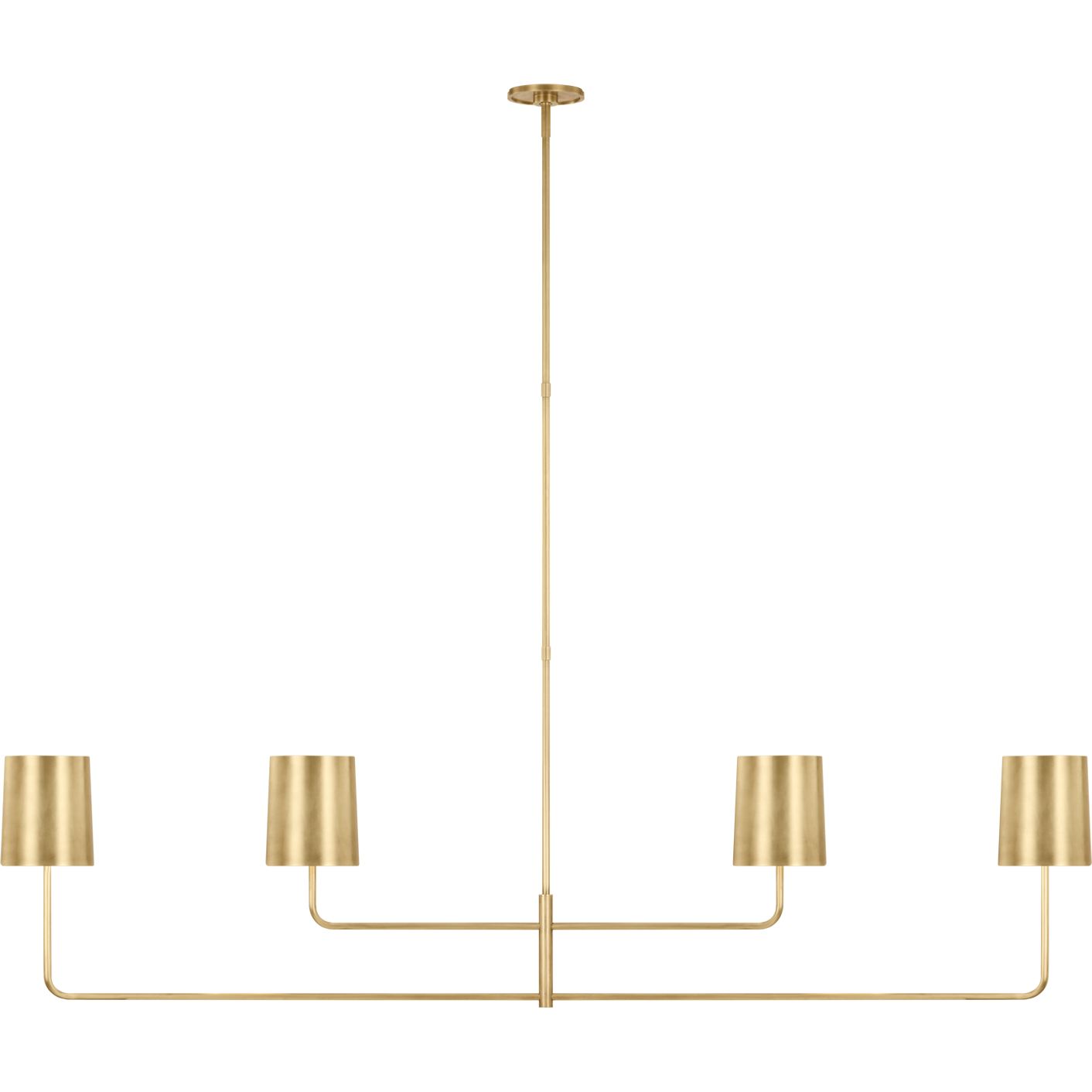 Go Lightly 70" Four Light Linear Chandelier