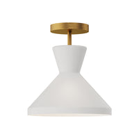 Betty 10" 1-Light Semi Flush Mount
