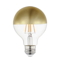 4W Dimmable LED E26 G25 3000K 120V CRI>=90 Bulb