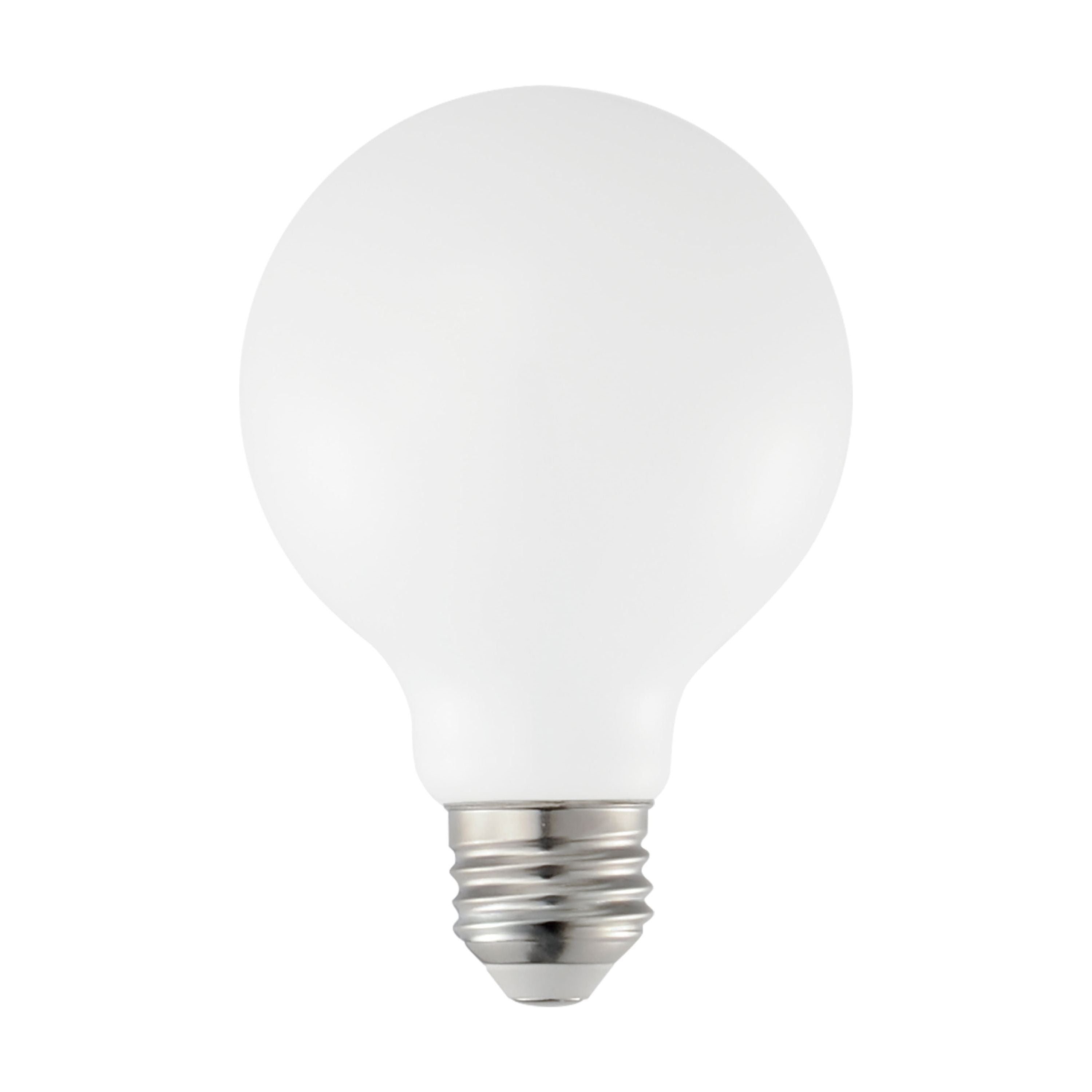 6W Dimmable LED E26 G25 3000K 120V CRI>=90 Bulb