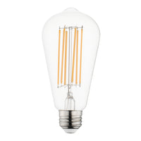6W LED E26 ST64 Dimmable Clear 2200K