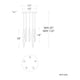 Kindjal 5-Light LED Multi-Light Pendant