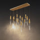 Kindjal 14-Light Multi-Light Linear Pendant