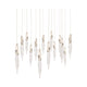 Kindjal 14-Light Multi-Light Linear Pendant