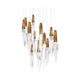 Kindjal 15-Light LED Multi-Light Pendant