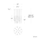 Kindjal 15-Light LED Multi-Light Pendant