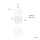 Kindjal 15-Light LED Multi-Light Pendant