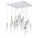 Kindjal 25-Light Multi-Light Square Pendant