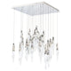 Kindjal 25-Light Multi-Light Square Pendant