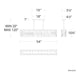 Mirage 54" LED Linear Pendant