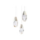 Martini 3-Light LED Chandelier